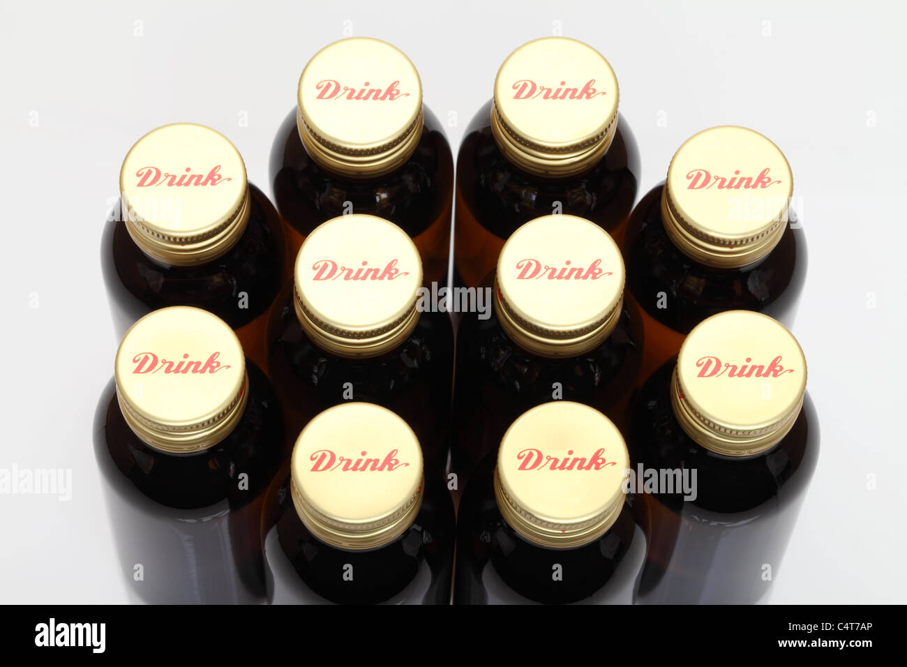 Medicine bottles isolated on white background Stock Photo - Alamy