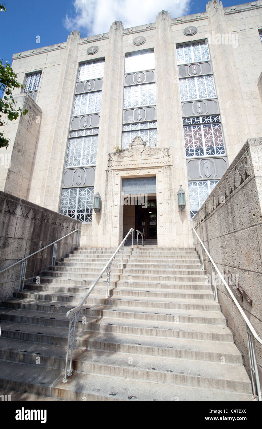 Heman Mariot Sweatt Courthouse in Austin, Texas Stock Photo