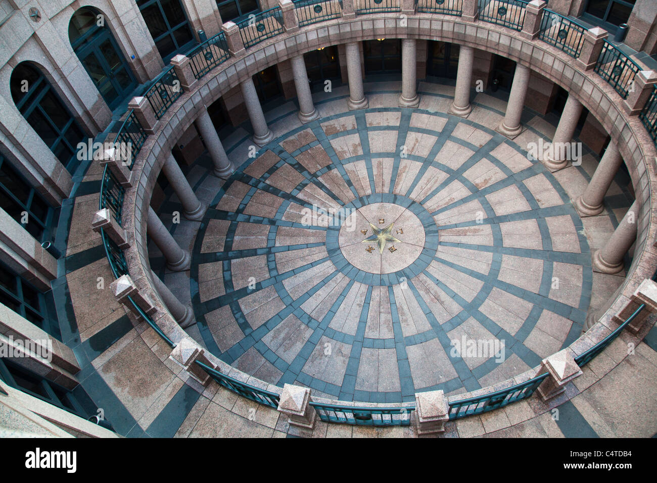 Texas Capitol Rotunda - Austin, Texas Stock Photo