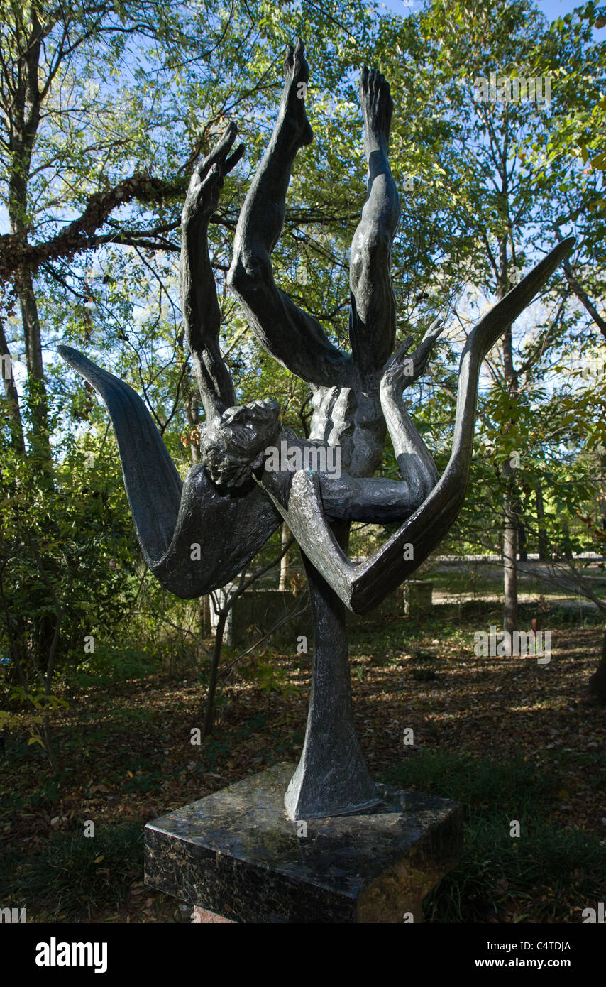 'Icarus' 1965 at the Umlauf Sculpture Garden in Austin, Texas Stock Photo