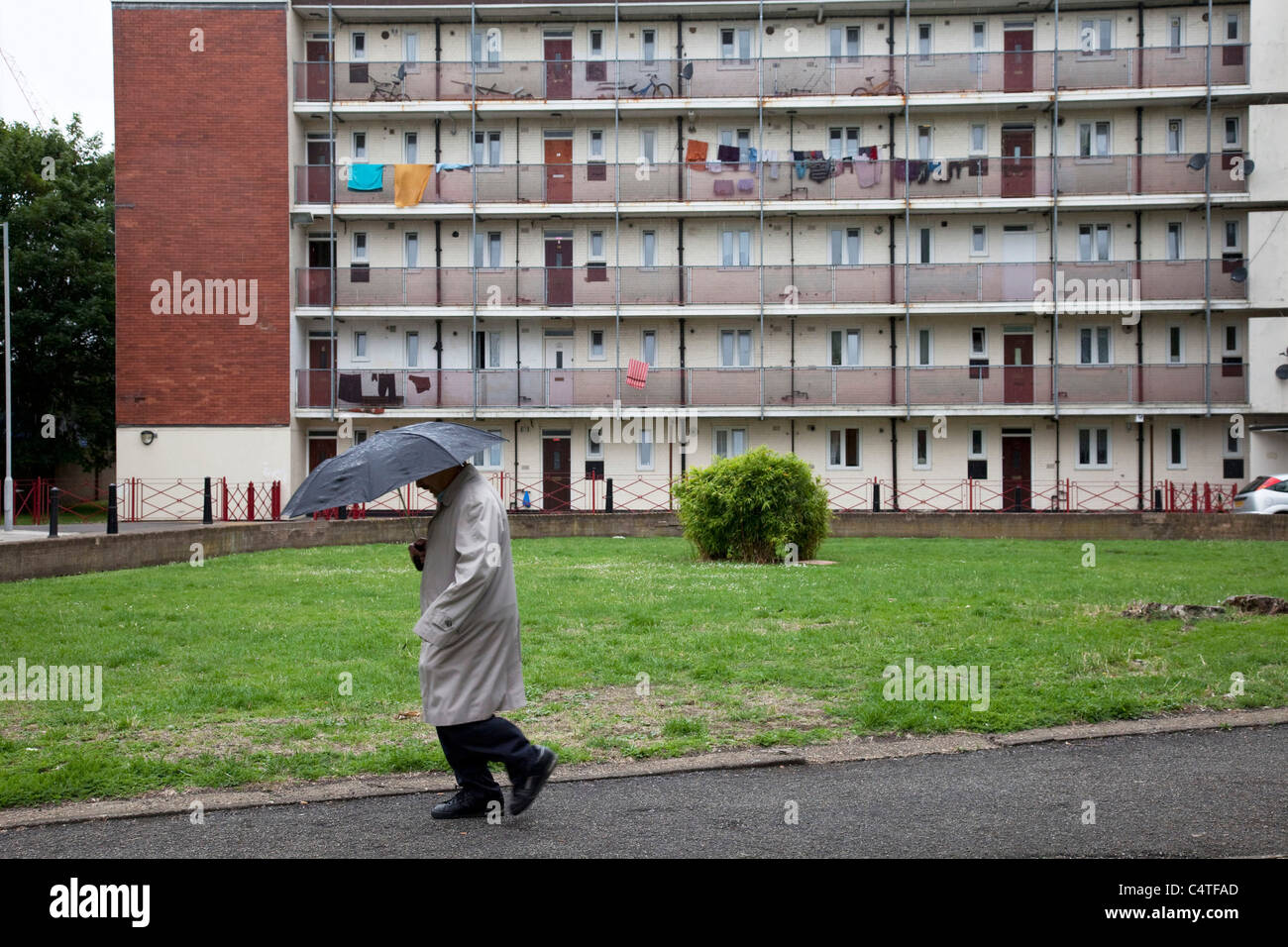Tower Hamlets Council Estate High Resolution Stock Photography and