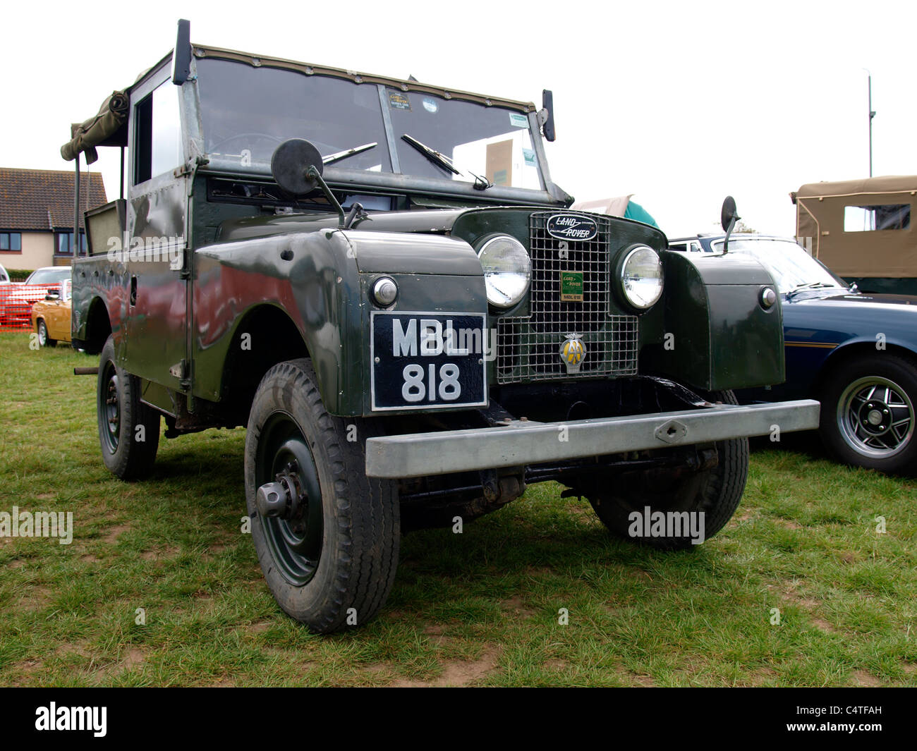 Series 1 Land Rover, Bude car show, Cornwall, UK Stock Photo - Alamy