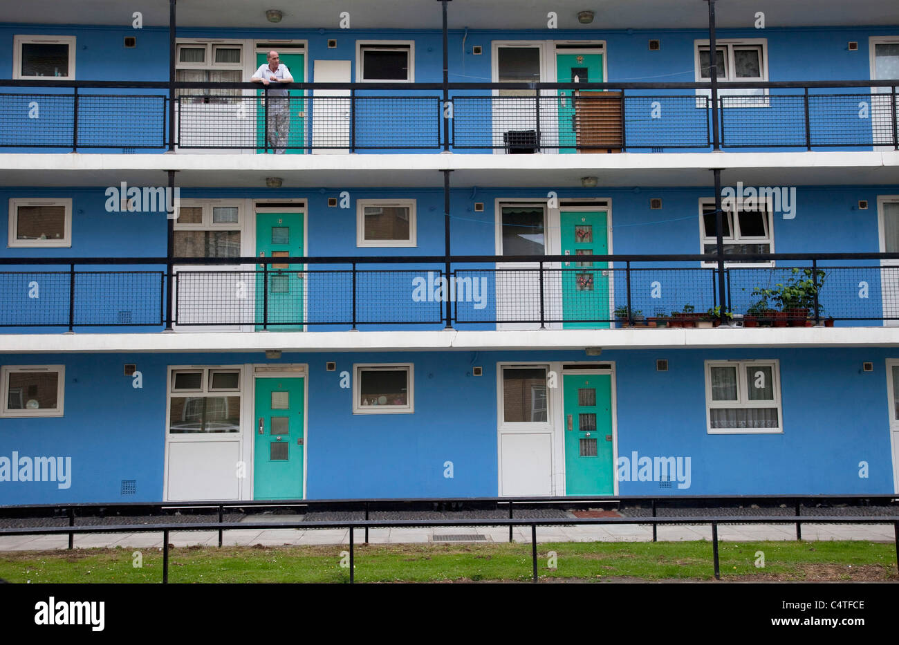 Tower Hamlets Council Estate High Resolution Stock Photography and