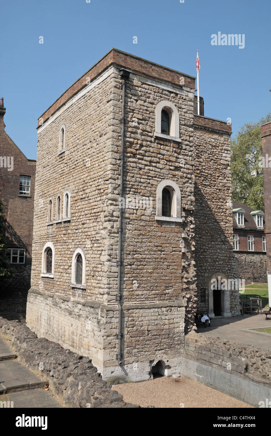 The Jewel Tower, one of two remaining towers from the medieval Palace of tWestminster, London, England, UK. Stock Photo