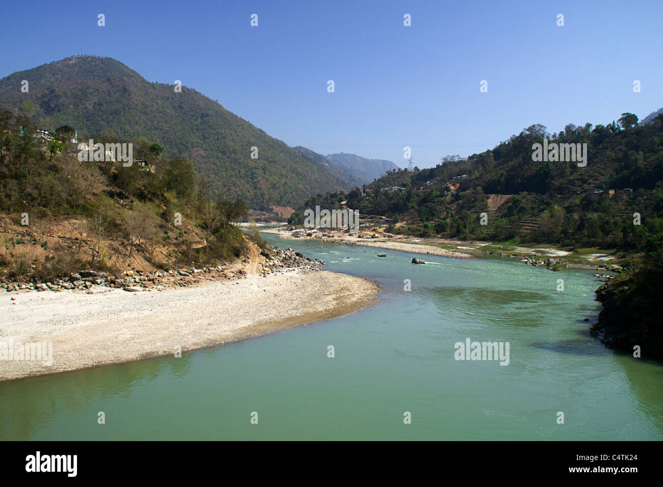 Trishuli river, Central Region, Nepal Stock Photo