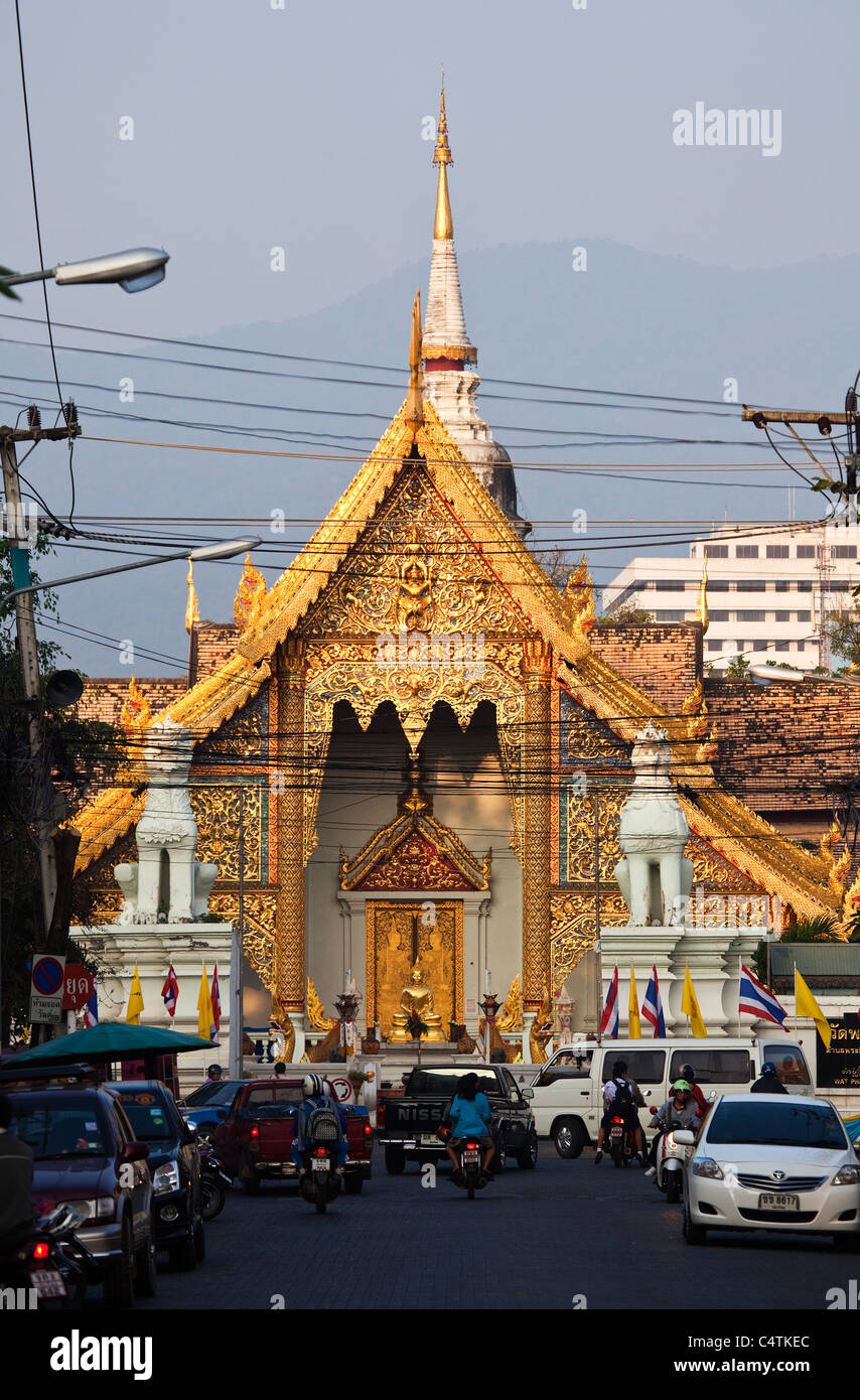 Wat Phra Singh, Chiang Mai, Thailand Stock Photo