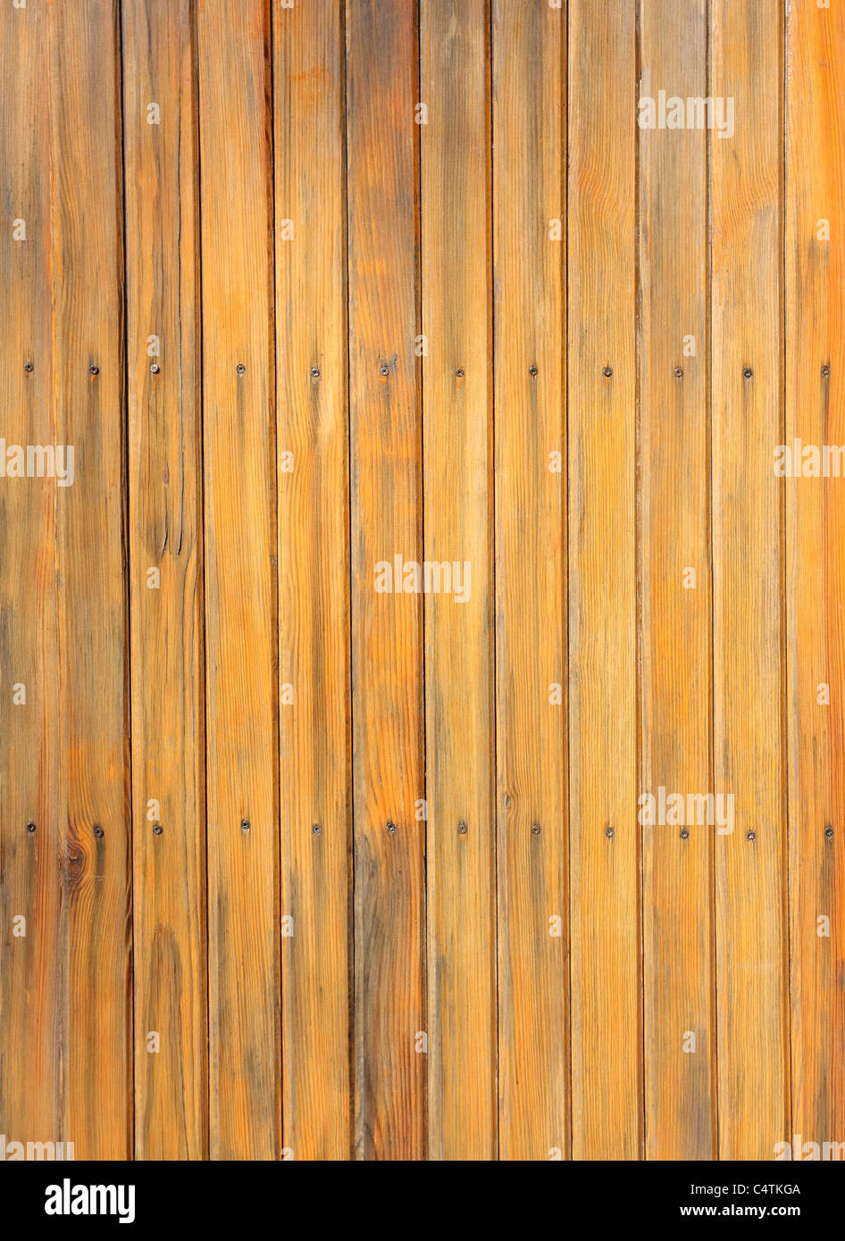 Brown wood paneling Stock Photo