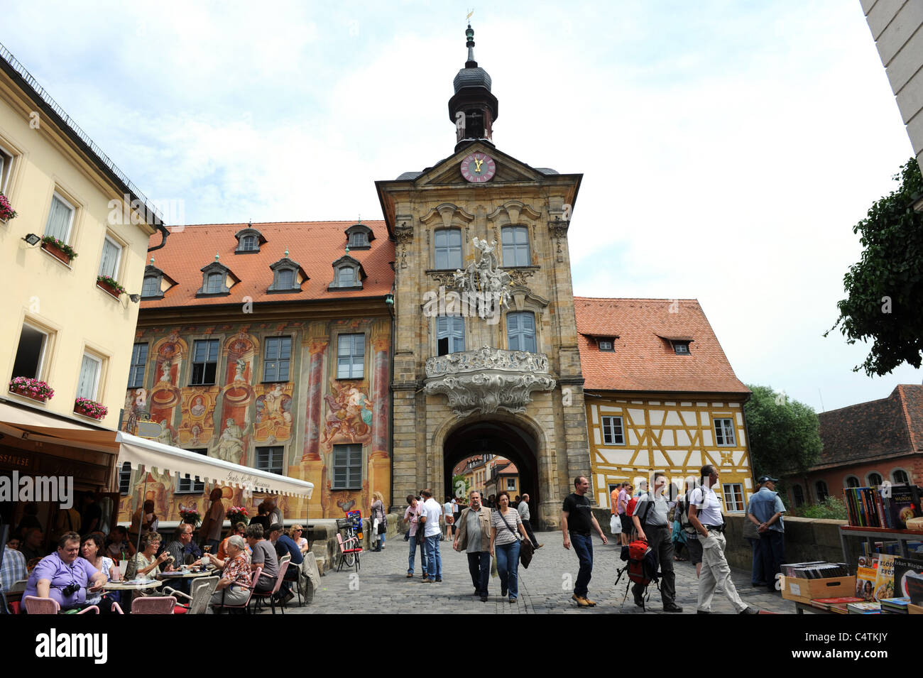 The altes rathaus Bamberg Bavaria Germany Deutschland Stock Photo