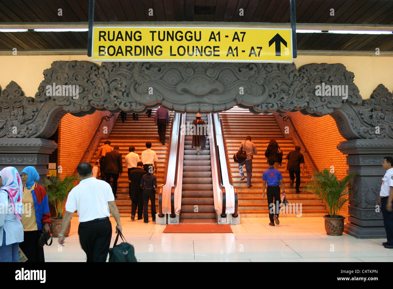 Departures Concourse Jakarta Indonesia Airport Stock Photo Alamy