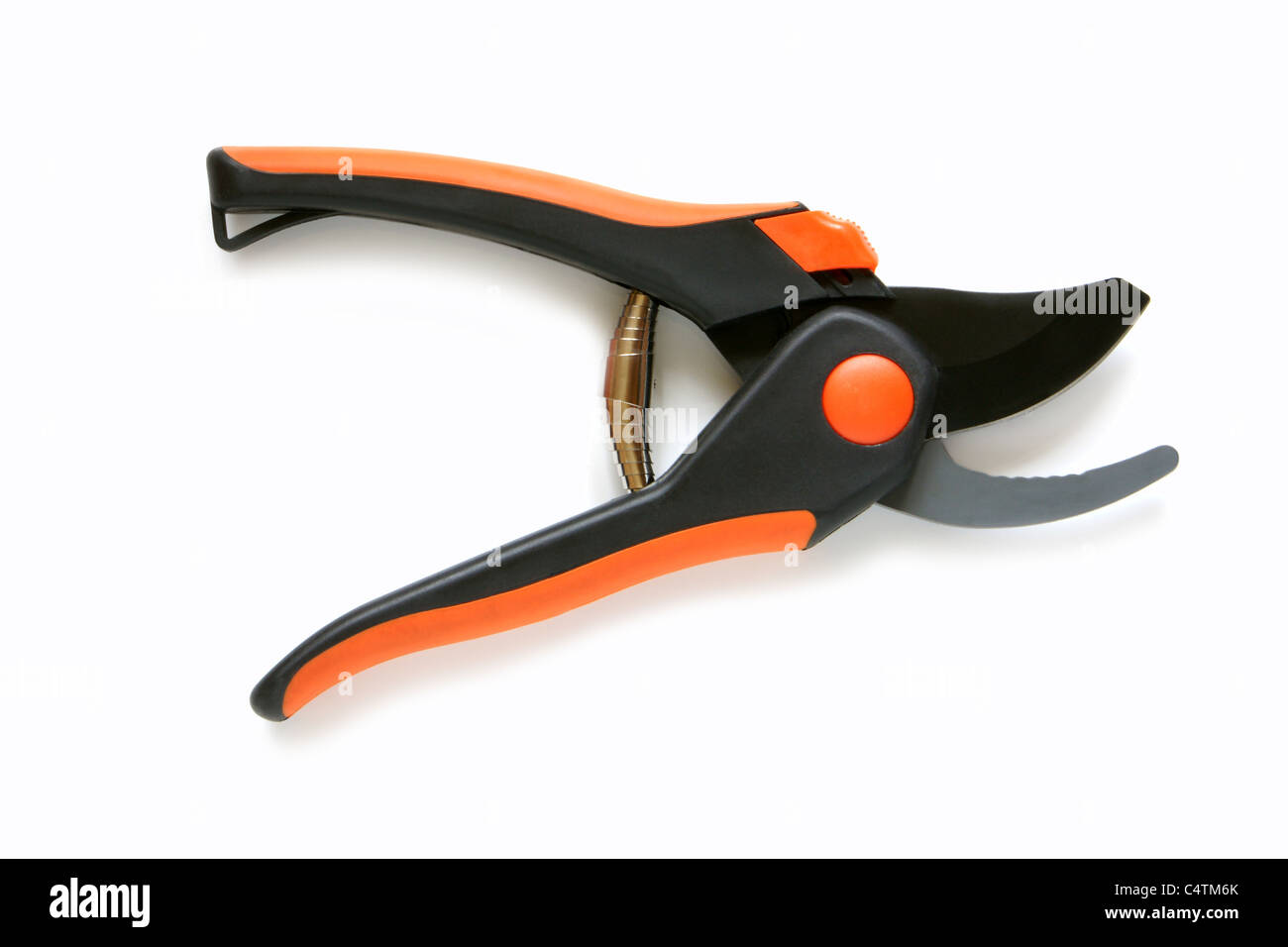 Open garden pruning shears Stock Photo Alamy