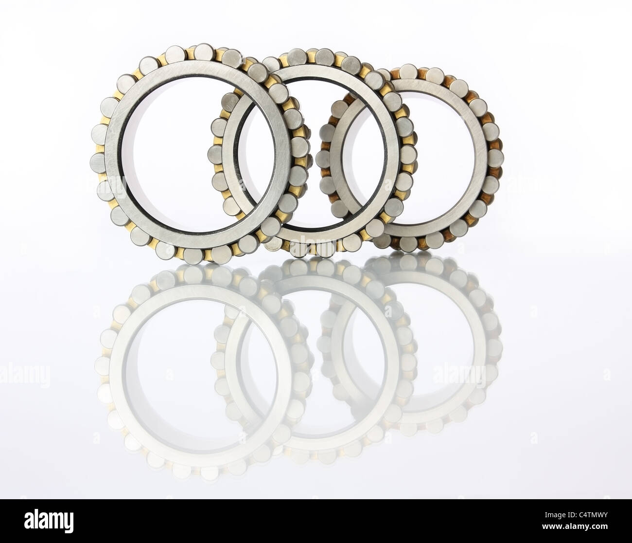 Three radialthrust bearing Stock Photo Alamy