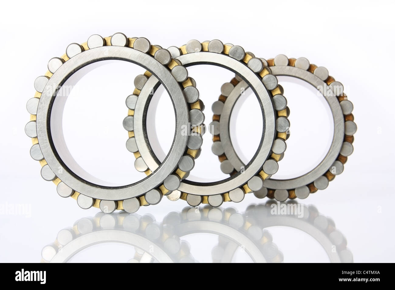 Three radialthrust bearing Stock Photo Alamy