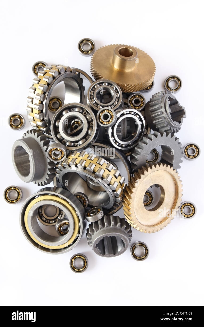 Gears and bearings Stock Photo