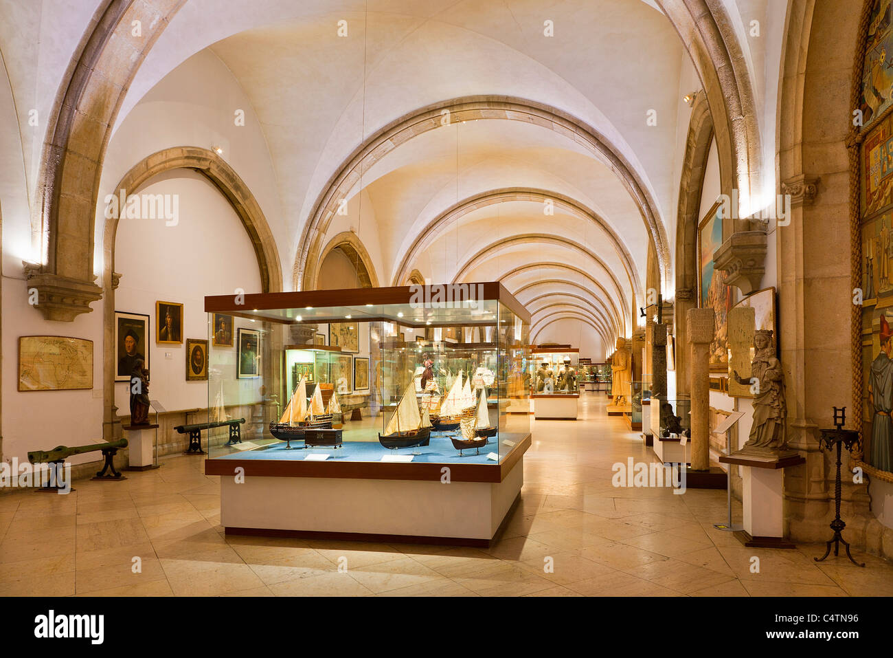 Europe, Portugal, Lisbon, Belem Maritime Museum Stock Photo