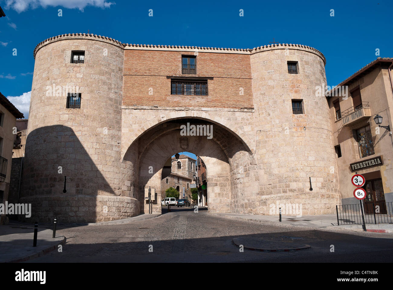 Lerma old city in Burgos Stock Photo
