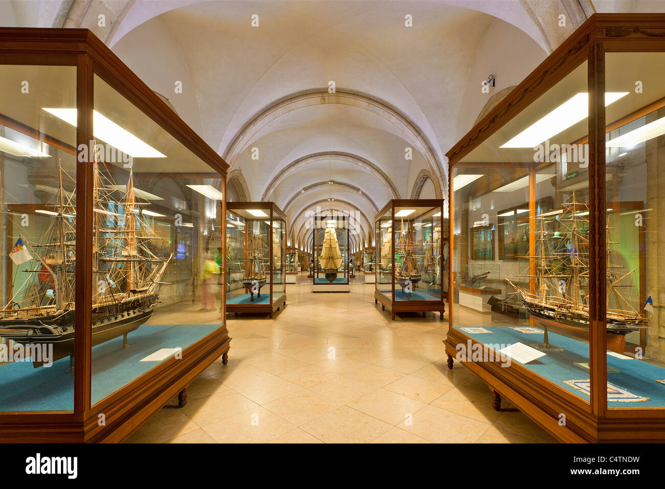 Europe, Portugal, Lisbon, Belem Maritime Museum Stock Photo