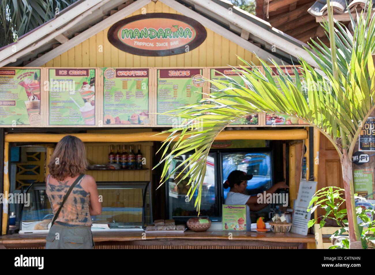 Food Stall Tamarindo Costa Rica Stock Photo Alamy