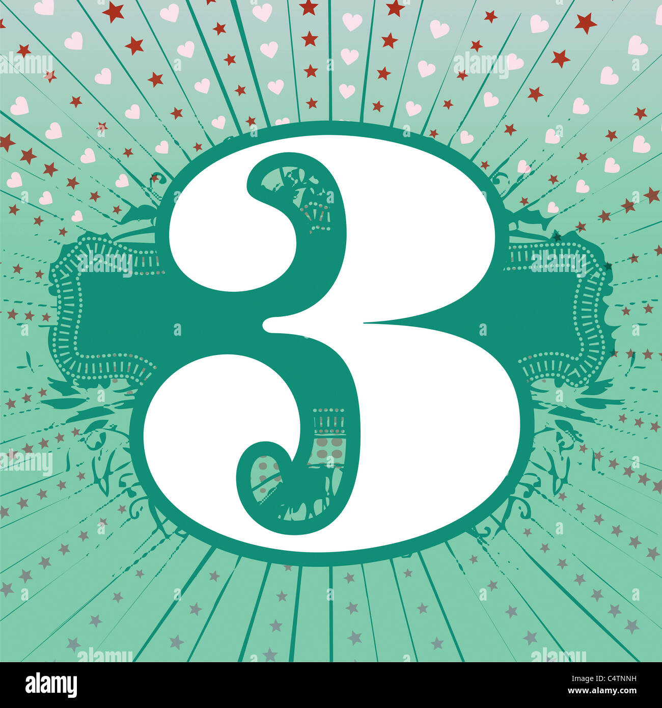 Number threes hi-res stock photography and images - Alamy
