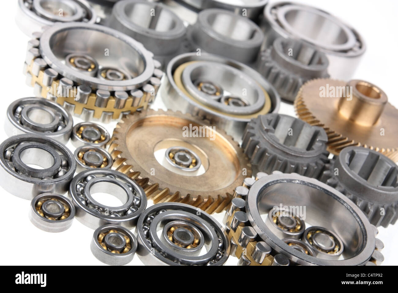 Gears and bearings Stock Photo Alamy