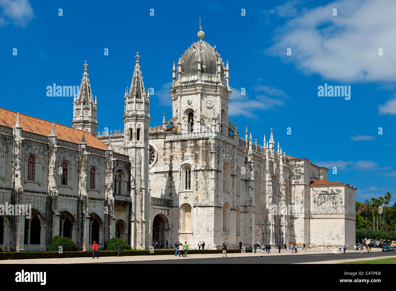 Europe, Portugal, Mosteiro dos Jeronimos in Lisbon Stock Photo