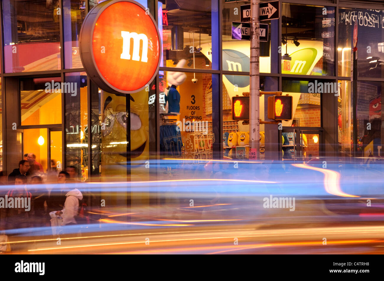 M&M's World in Times Square, Retail Store, 42nd Street, New York City, 2011 Stock Photo