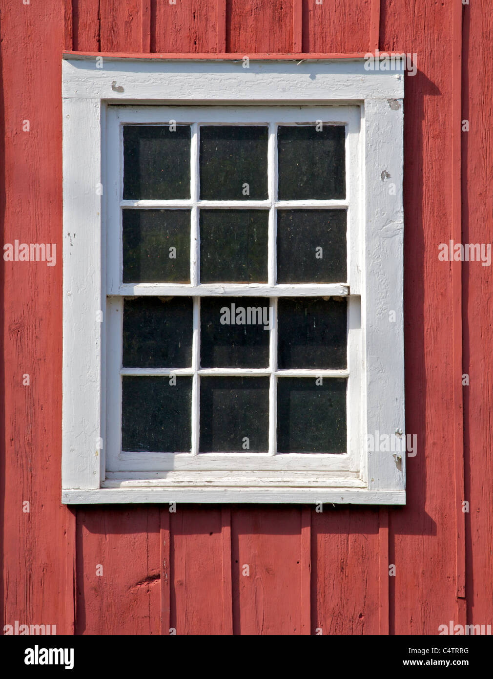 Red Barn of Somerset Stock Photo