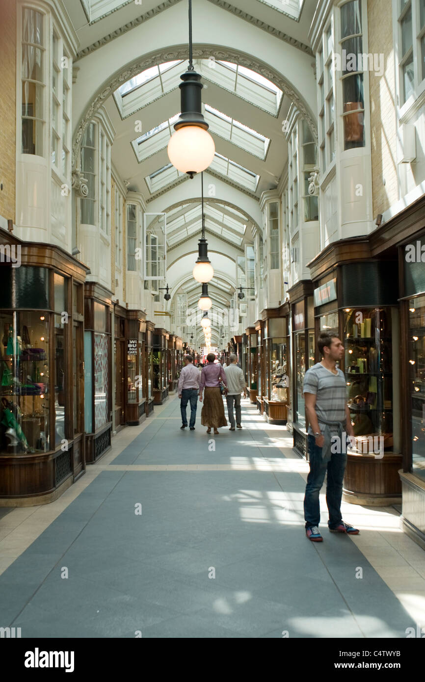London Mayfair Burlington Arcade interior speciality shops stores