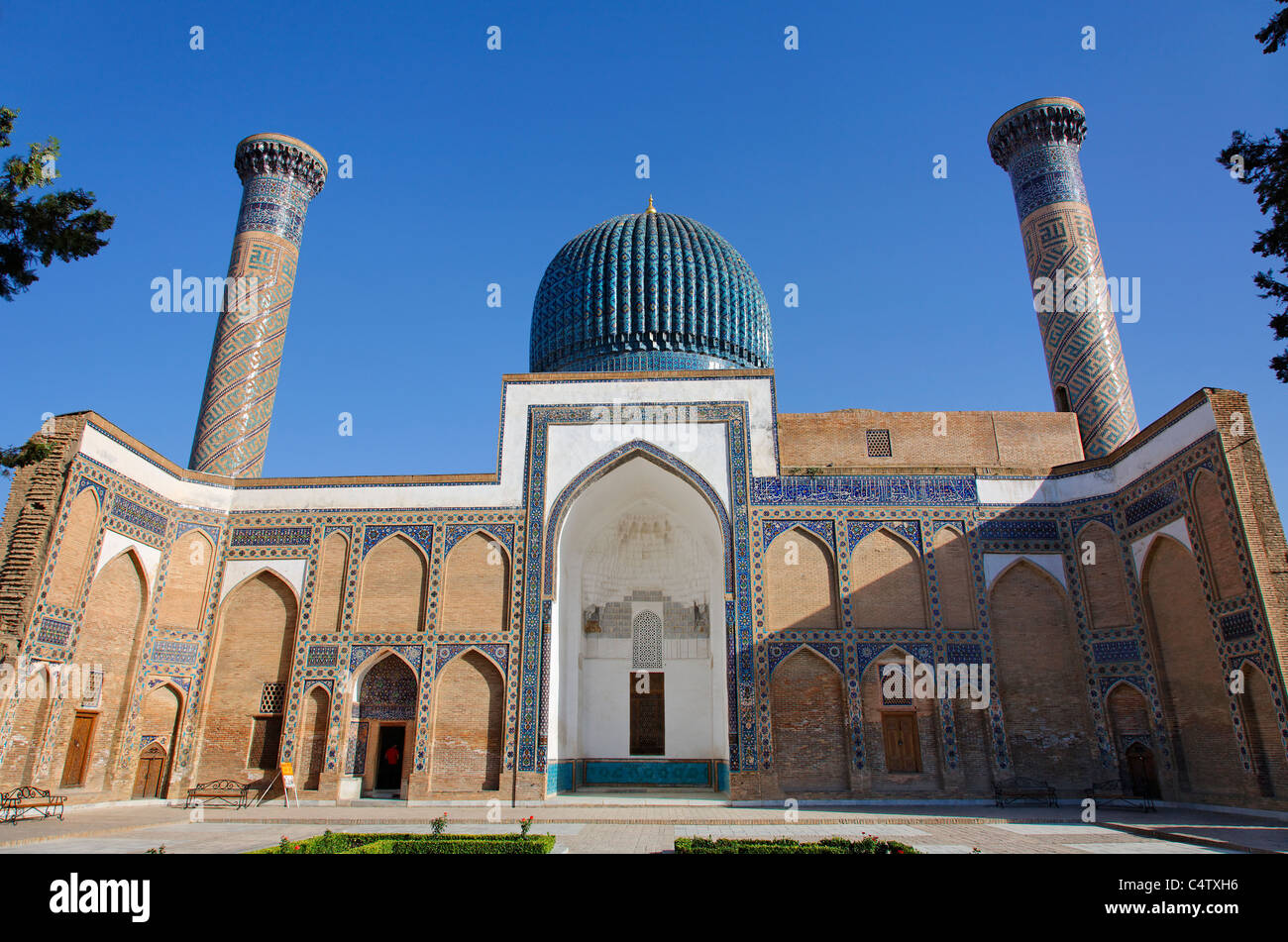Uzbekistan - Samarkand - Guri Amir Mausoleum Stock Photo