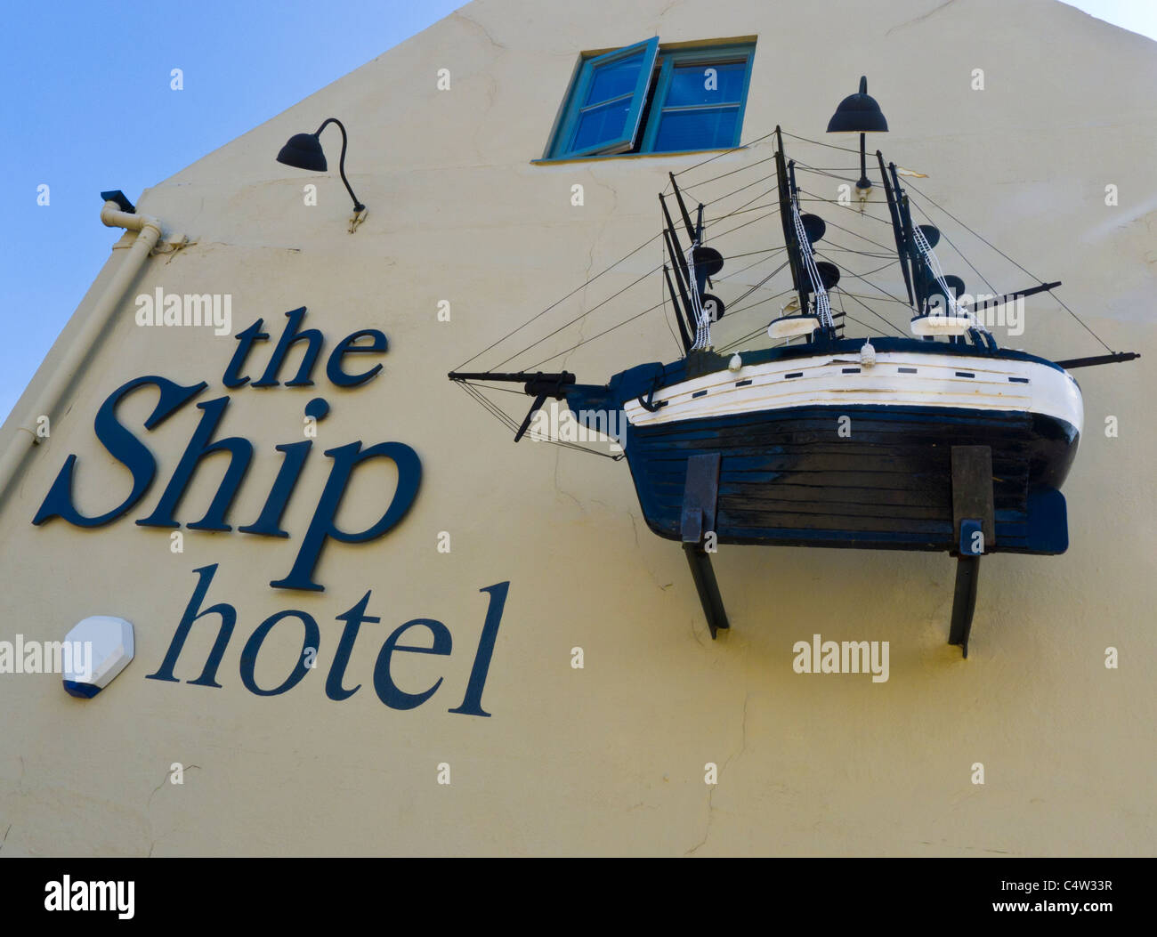 The Ship Hotel in Brancaster on the North Norfolk coast. Stock Photo