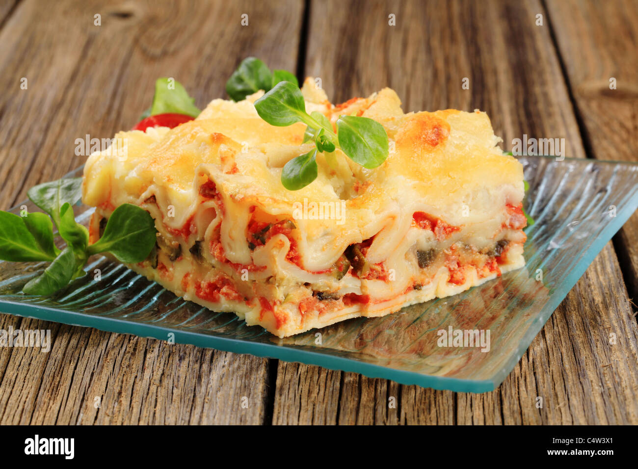 Lasagne Dish And Plate High Resolution Stock Photography and Images - Alamy