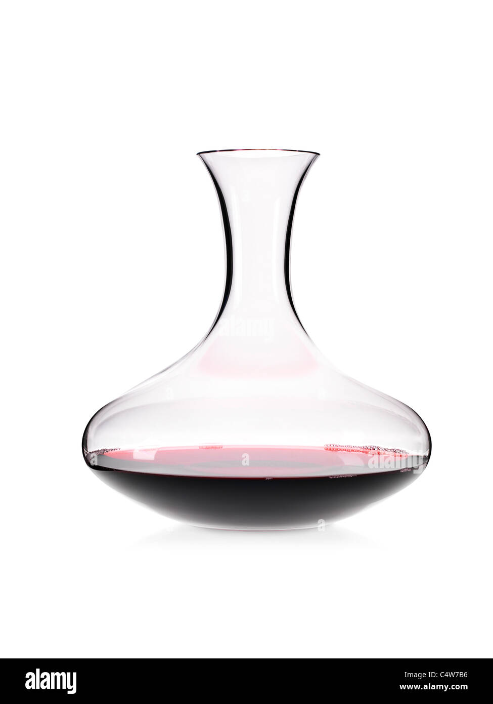 Decanter with Red Wine Stock Photo Alamy