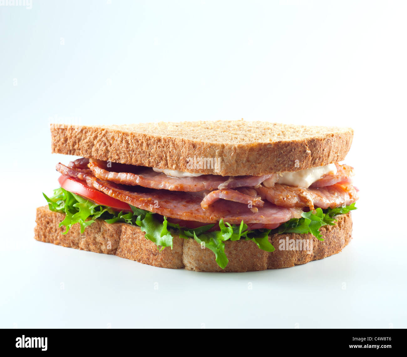 Bacon lettuce and tomato sandwich Stock Photo Alamy