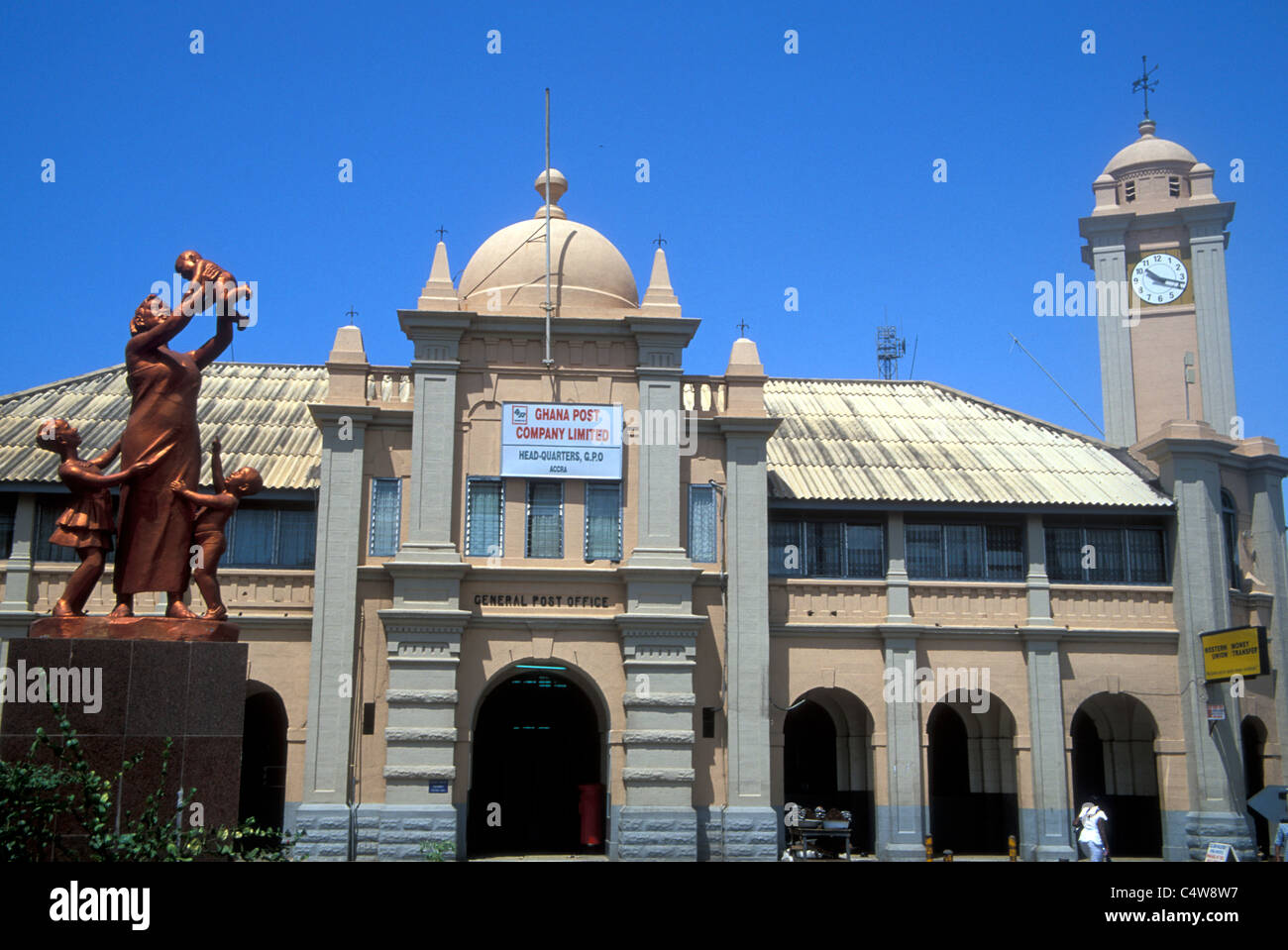 Central Post Office, Accra, Ghana Stock Photo Alamy