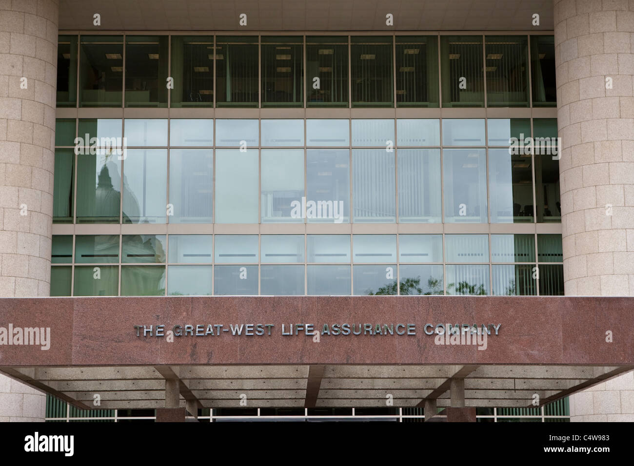 Great West life headquarters is seen in Winnipeg Stock Photo Alamy