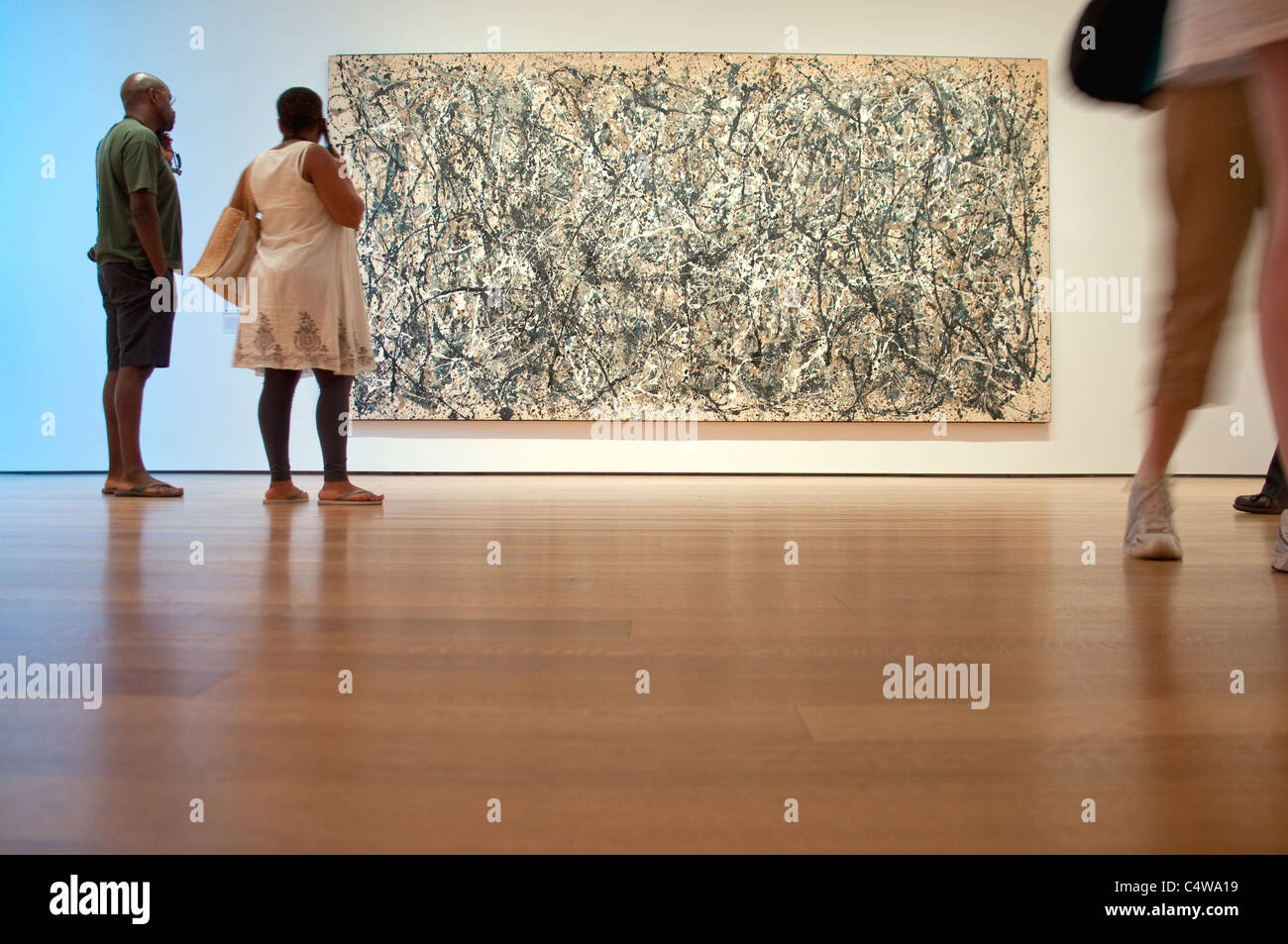 ONE: Number 31, 1950, Jackson Pollock, MOMA, Museum of Modern Art, New York City Stock Photo