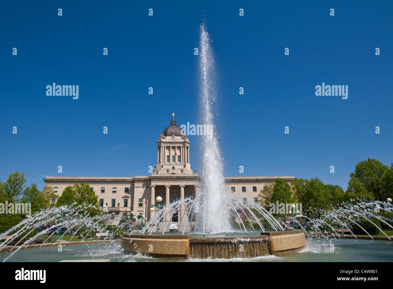The Manitoba Legislative Building Stock Photo