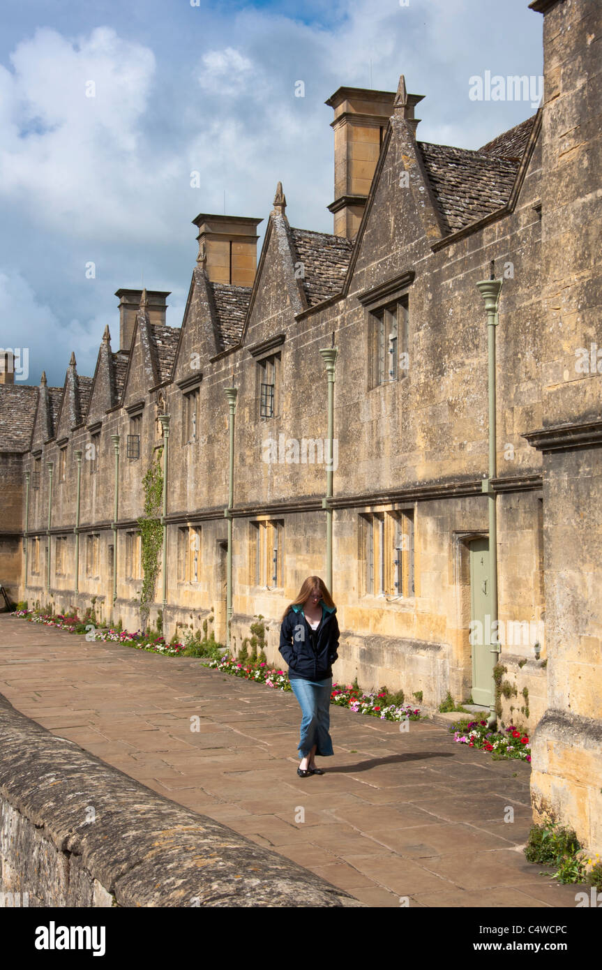 Almshouses at Chipping Campden, Gloucestershire. UK Stock Photo