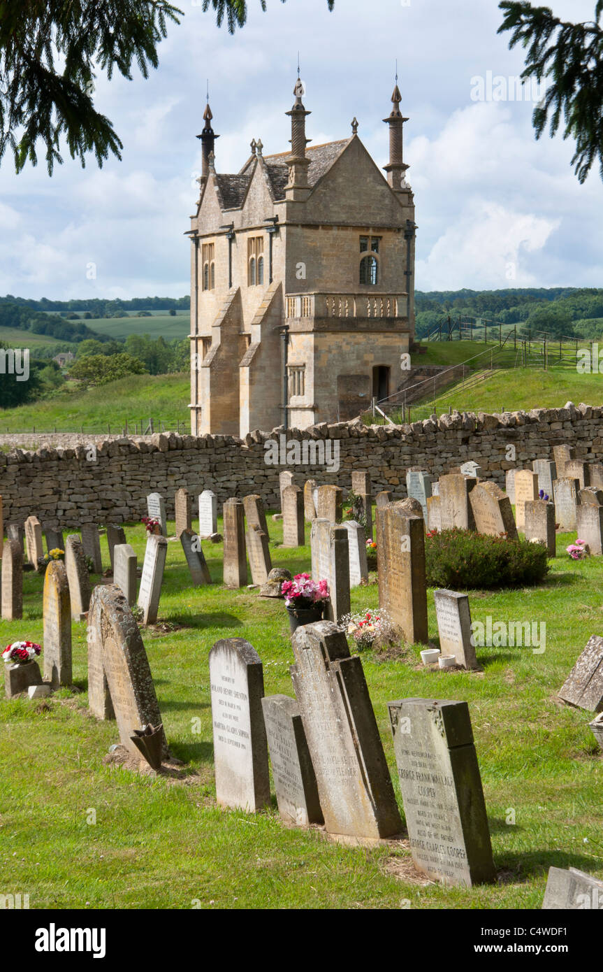 St James Church graveyard, Chipping Campden, Cotswolds. UK. Stock Photo