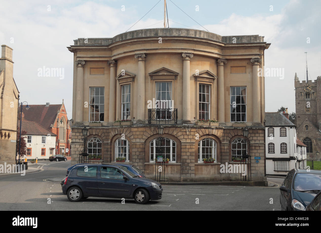 The Town Hall, built by Thoma Baldwin in 1804, in Devizes, Wiltshire