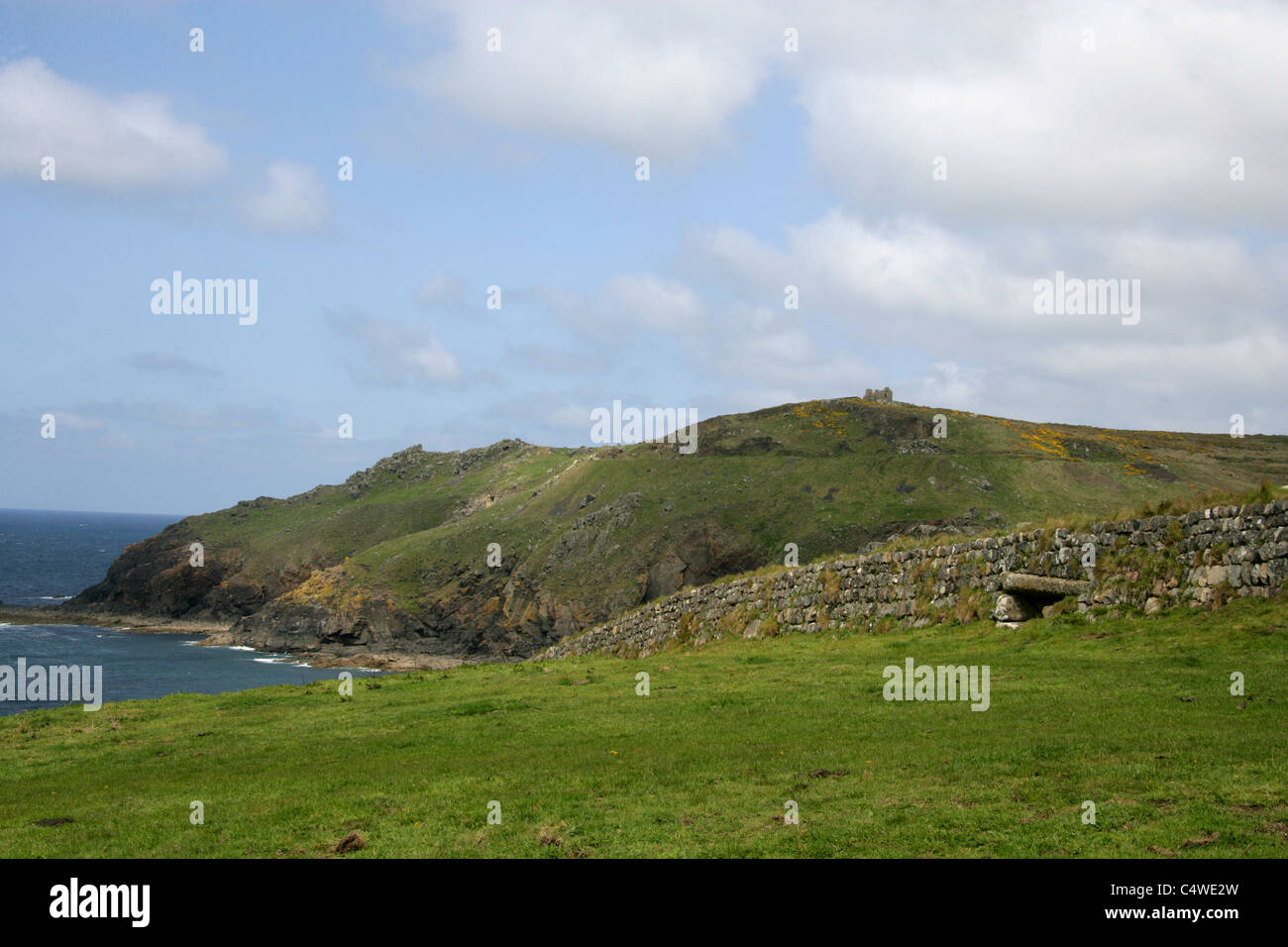 A View from Cape Cornwall, Cornwall, UK Stock Photo