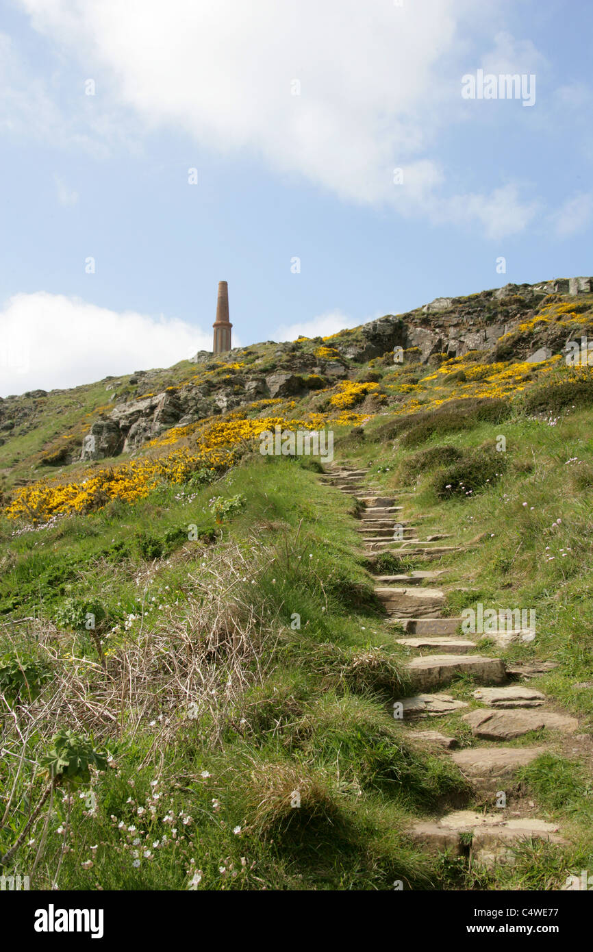 A View of Cape Cornwall, Cornwall, UK Stock Photo