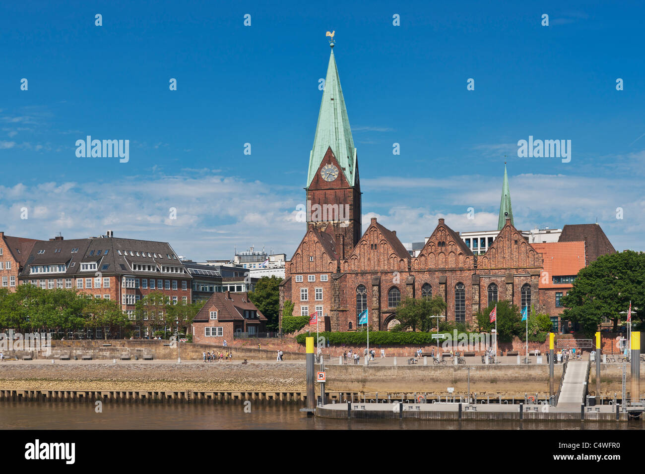Schlachte, Bremen, Germany, Europe Stock Photo