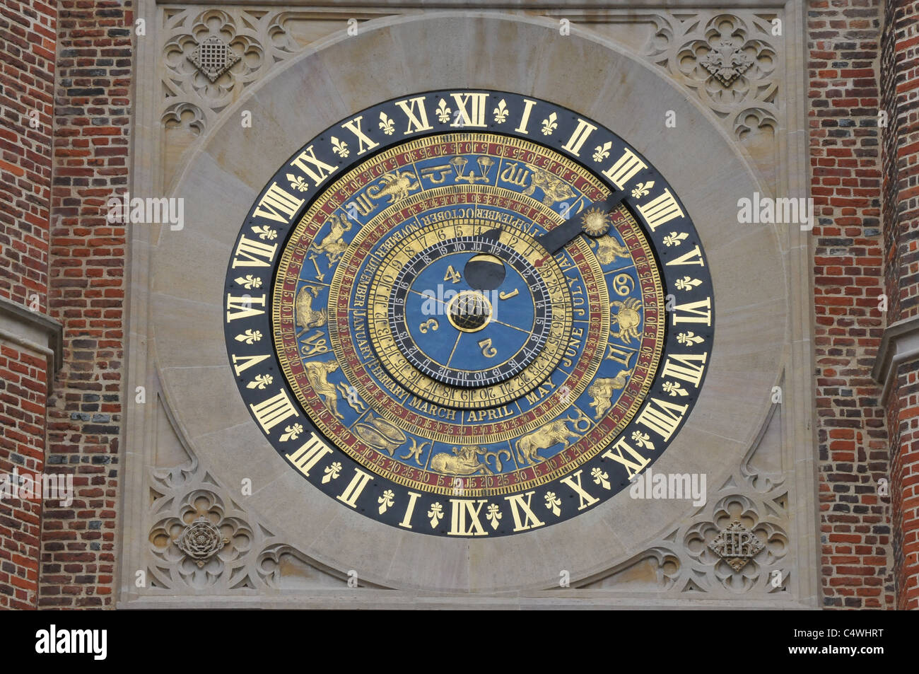 Clock. Hampton Court Stock Photo Alamy