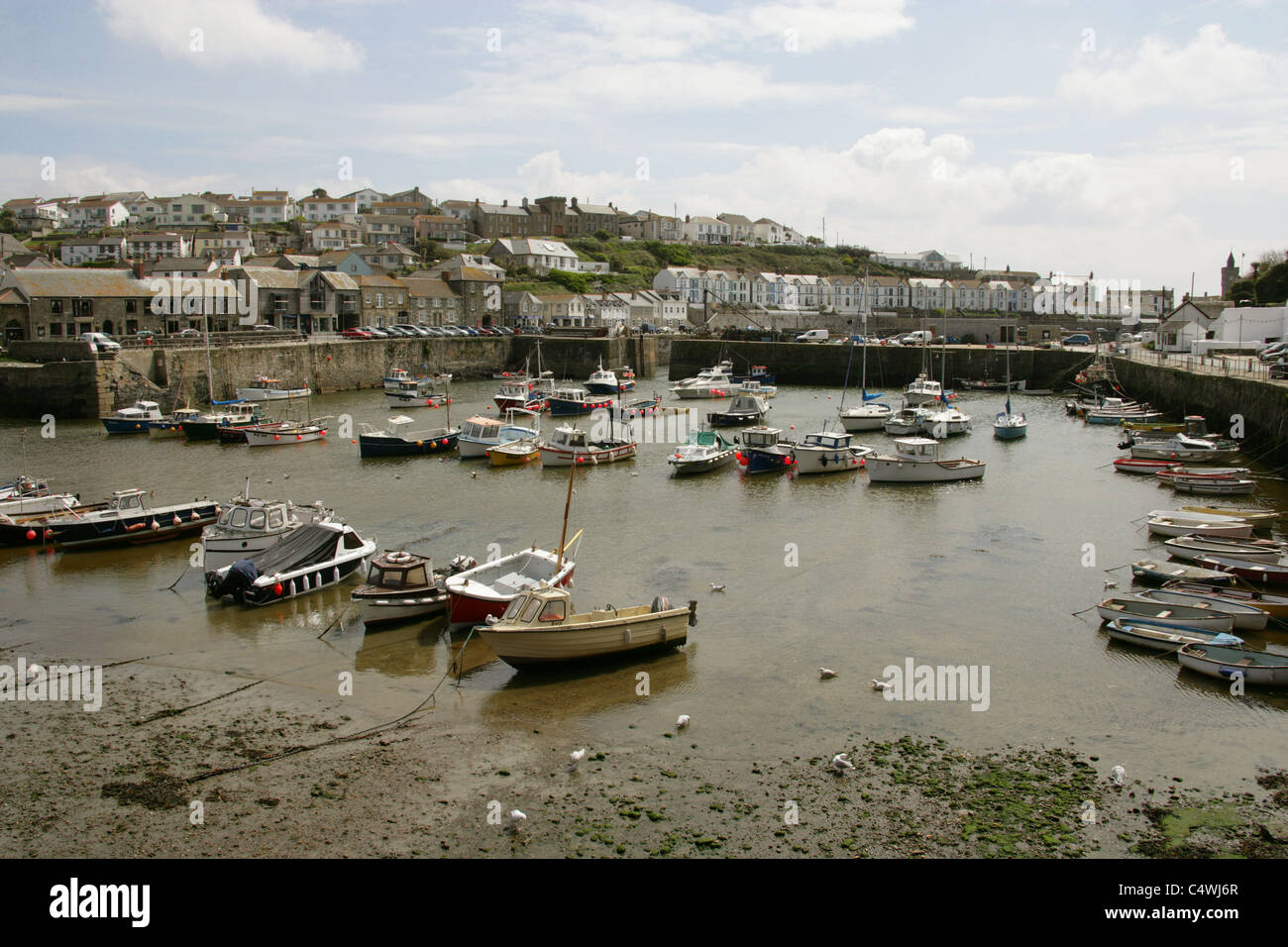 The Harbour, Porthleven, Cornwall, UK. Stock Photo