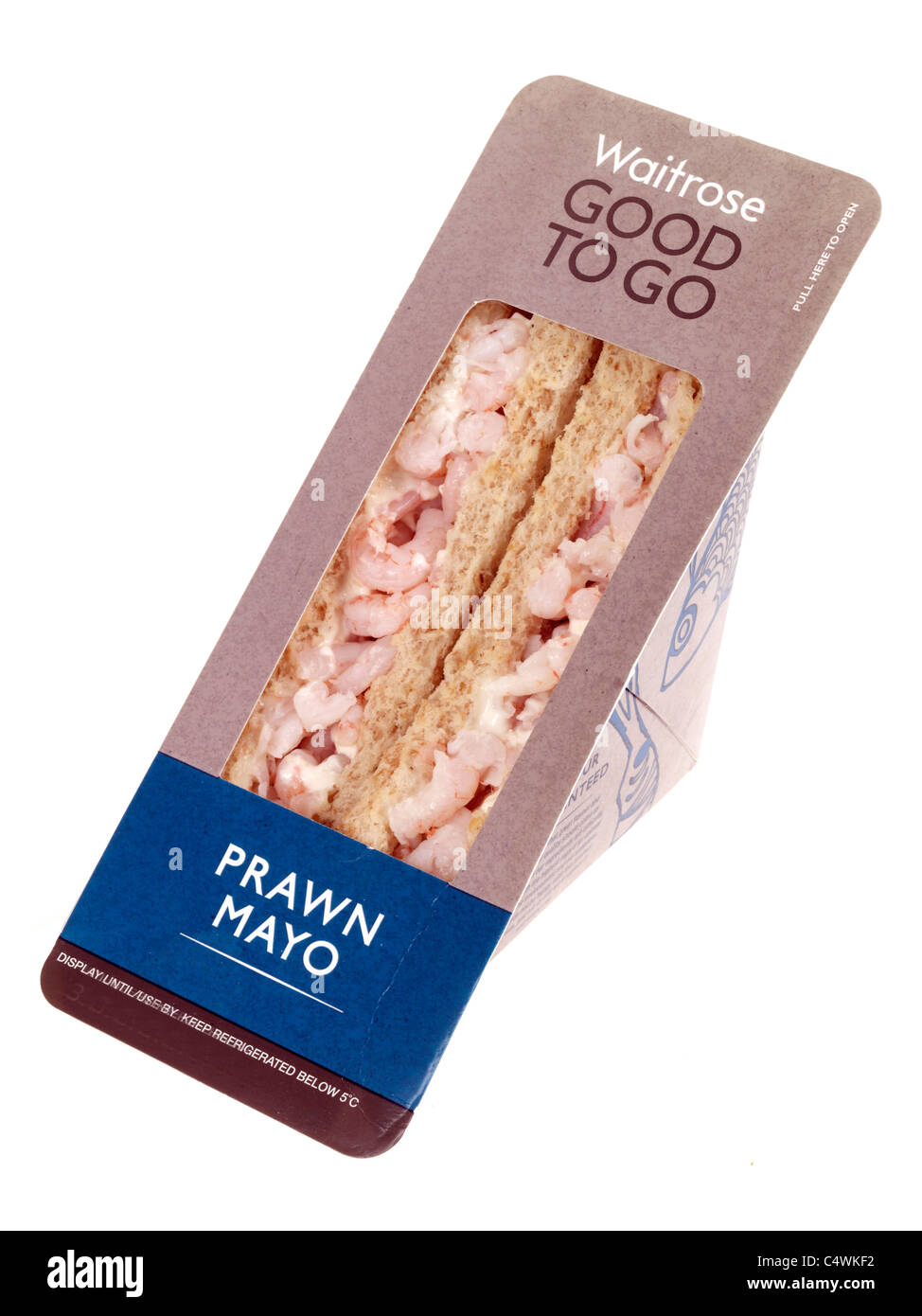 Waitrose Prawn and Mayonnaise Sandwich Stock Photo Alamy