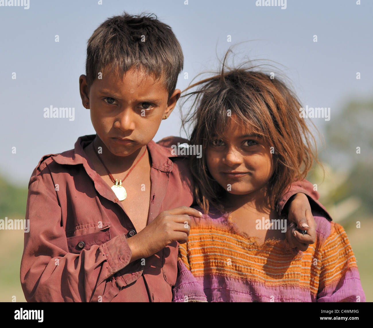 Brother and sister. India Stock Photo Alamy