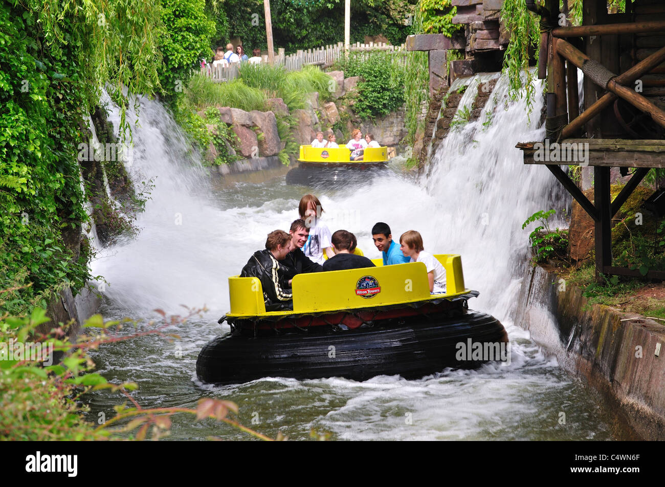 Congo River Rapids Ride At Alton Towers Theme Park Alton Congo River Rapids Ride At Alton Towers Theme Park Alton