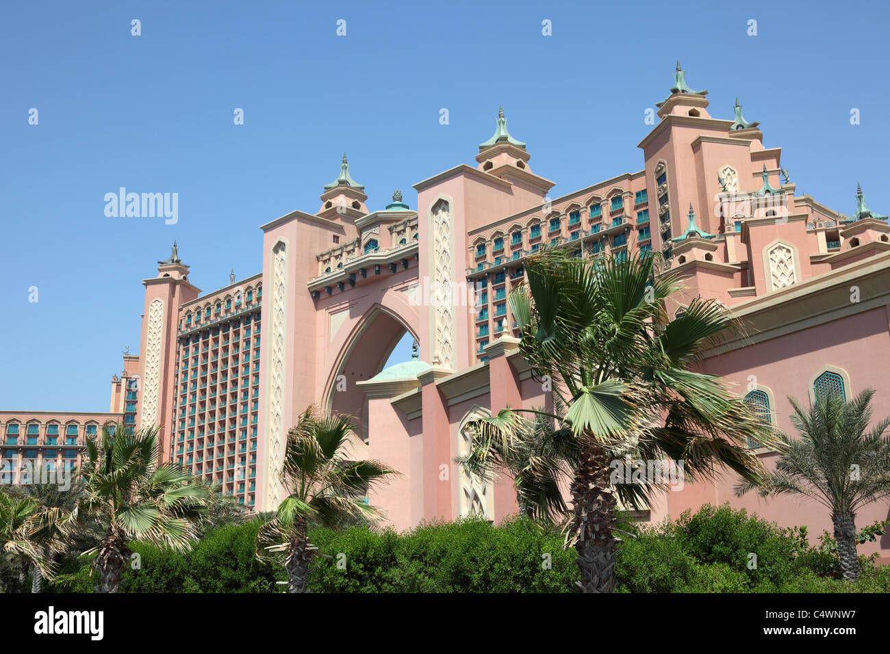 Atlantis, The Palm resort hotel in Dubai, United Arab Emirates Stock Photo
