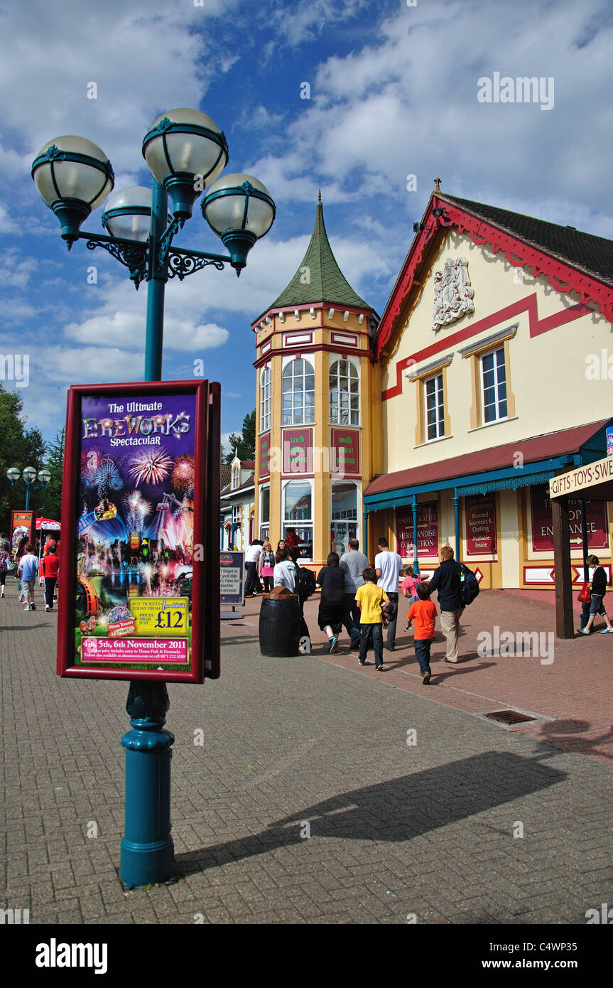 Towers Trading Company store, Alton Towers Theme Park, Alton, Staffordshire, England, United