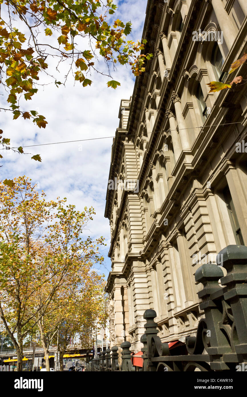 Historic Melbourne Railways Administration Building Stock Photo